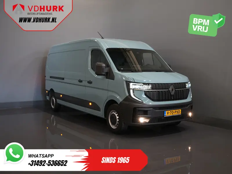 Renault Master 2.0 dCi 150 pk L3H2 270Gr.Deuren/ LED/ Carplay/ Camera/ 2.5t Trekverm./ Cruise/ PDC/ Airco 2024 leasen bij DreamLease: foto 1