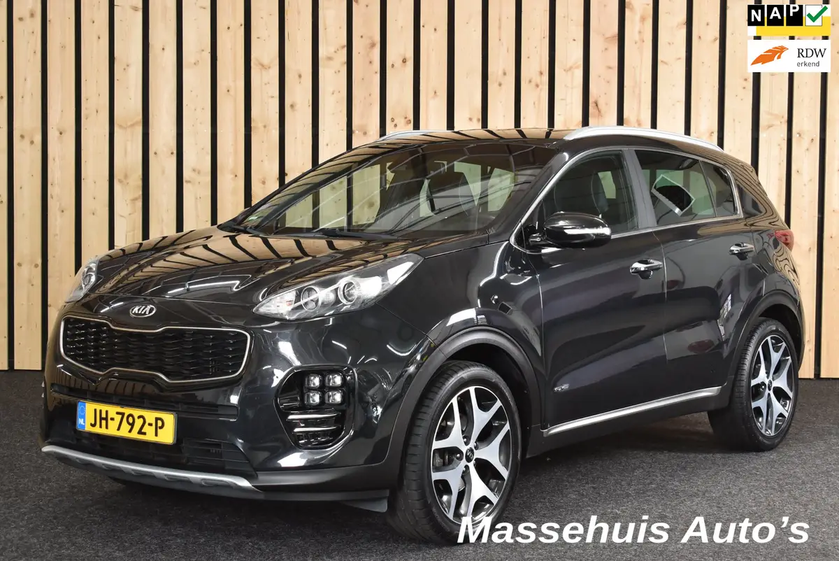 Kia Sportage 1.6 T-GDI GT-Line First Edition 103dkm 2e eig. Leer Camera LED Navi Cruise NL-auto Nwe APK: foto 1