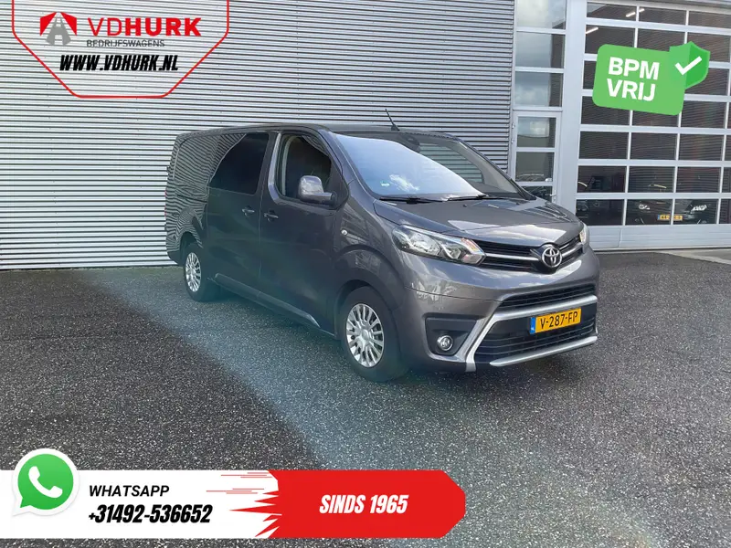 Toyota ProAce Worker 2.0 180 pk Aut. L3 DC Dubbel Cabine EXPORT DB-Riem V.V./ 2x Schuifdeur/ Navi/ Climate/ Trekhaak/ Cruise 2017 leasen bij DreamLease: foto 1