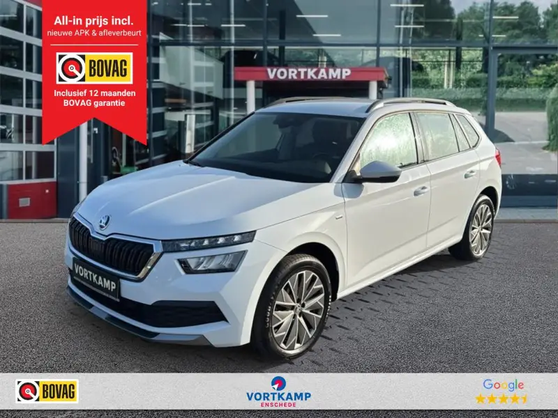 Škoda Kamiq 1.0 TSI CLEVER TREKHAAK/PDC/STOELVERW 2021 leasen bij DreamLease: foto 1