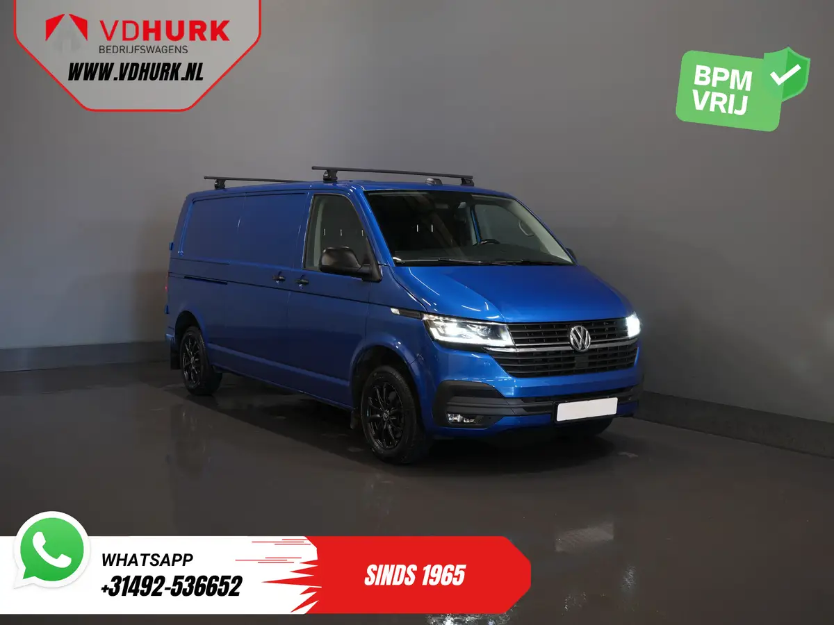 Volkswagen Transporter 2.0 TDI 150 pk DSG Aut. L2 LED/ Adapt.Cruise/ Standkachel/ Carplay/ 2.5t Trekverm./ Stoelverw./ Airco/ Dakdragers/ Camera/ PDC/ Trekhaak: foto 1