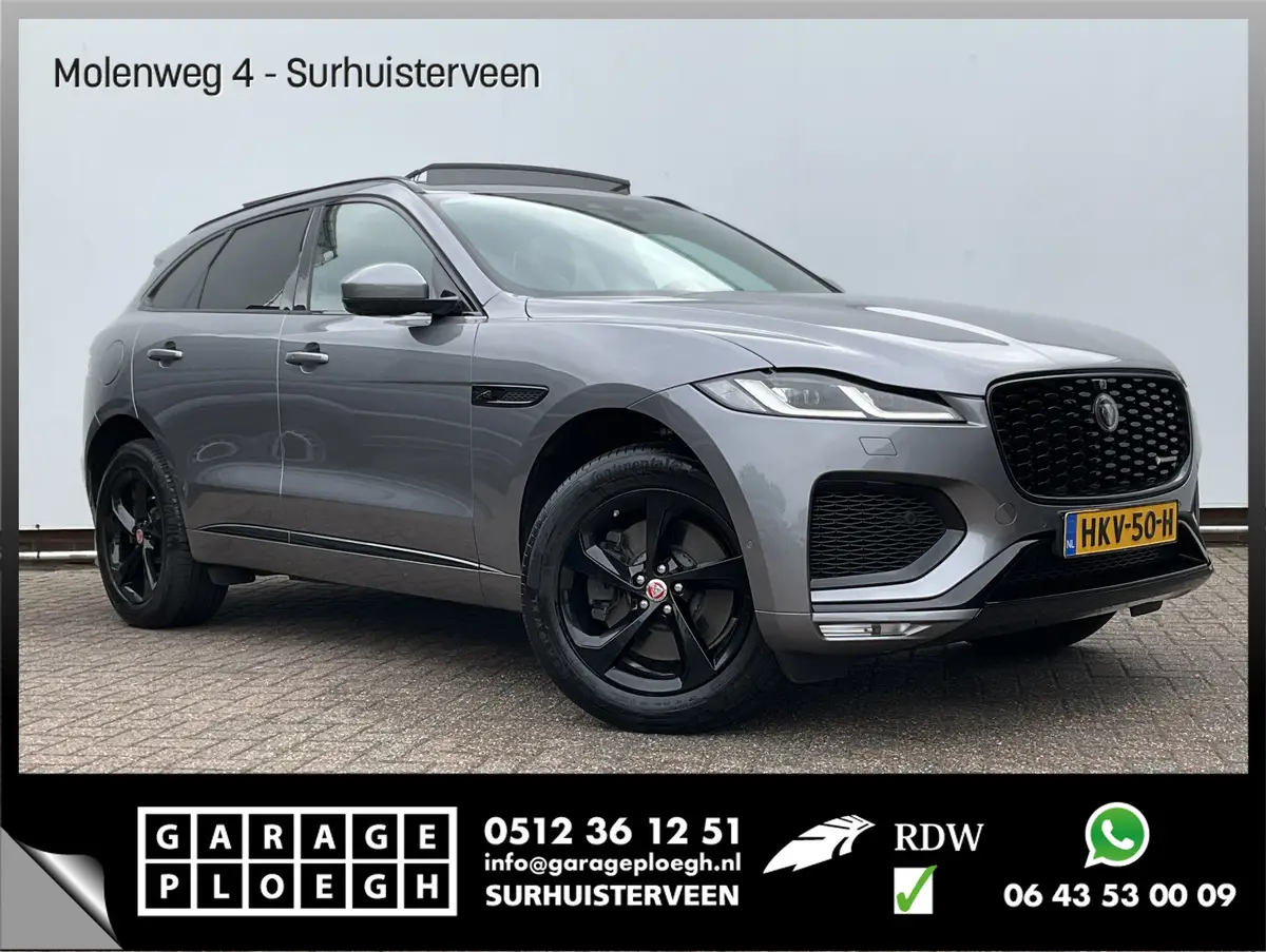 Jaguar F-PACE 2.0 P400e PHEV R-Dynamic SE Pano 360° Meridian Stoelverw+Ventilatie Leer BOMVOL!: foto 1