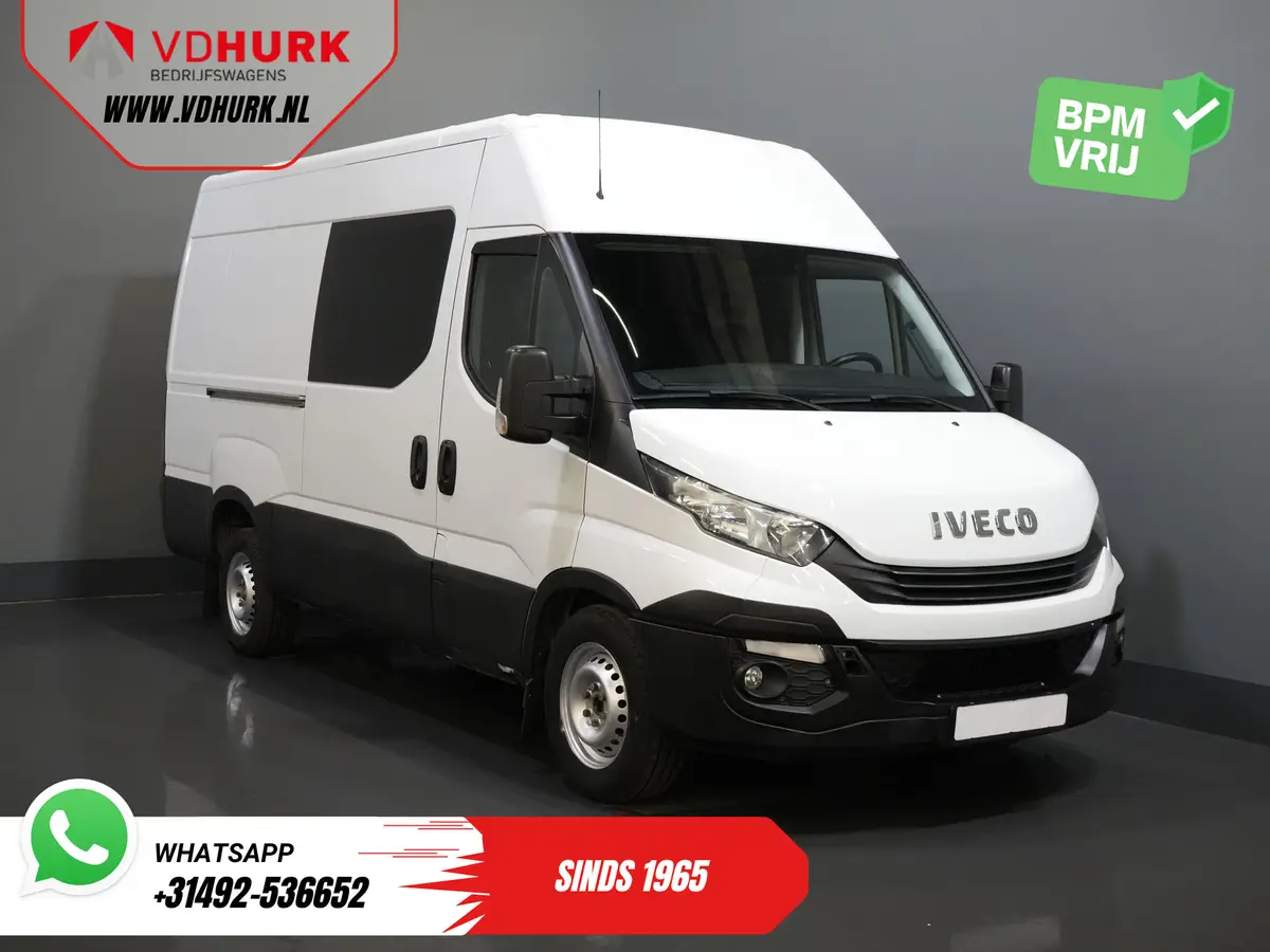 Iveco Daily 35S16V 2.3 L3H2 155 pk Aut. DC Dubbel Cabine EXPORT ONLY 3.5T trekverm./ Climate/ Cruise/ Camera/ Trekhaak: foto 1