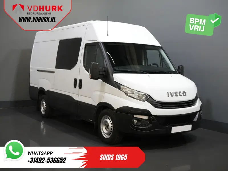 Iveco Daily 35S16V 2.3 L3H2 155 pk Aut. DC Dubbel Cabine EXPORT ONLY 3.5T trekverm./ Climate/ Cruise/ Camera/ Trekhaak 2019 leasen bij DreamLease: foto 1