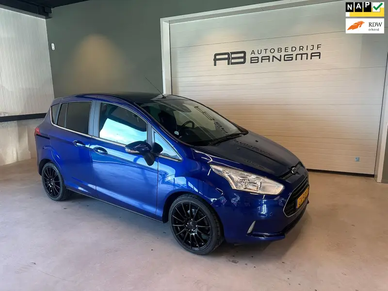 Ford B-MAX 1.0 EcoBoost TITANIUM|CLIMA AIRCO|ISOFIX|LM-VELG|NAVIGATIE|PANORAMADAK|55.795 km NAP|nwe APK+O.H.BEURT+DISTRIBUTIERIEM 2015 leasen bij DreamLease: foto 1