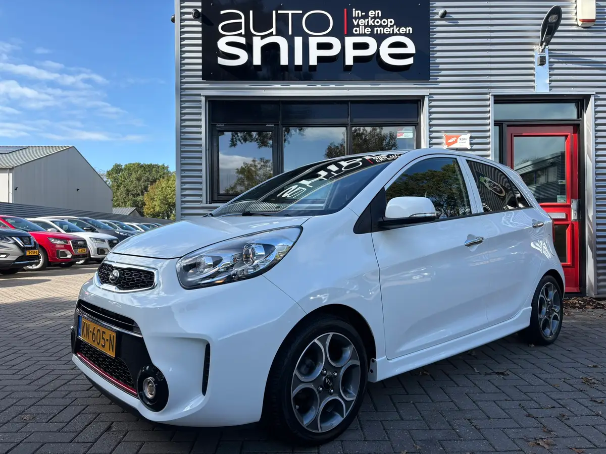 Kia Picanto 1.2 CVVT SportsLine Navigator -4 CILINDER-STOEL + STUURVERWARMING-KEYLESS-NAVI-CAMERA-CRUISECONTROL-69.646 KM'S!: foto 1