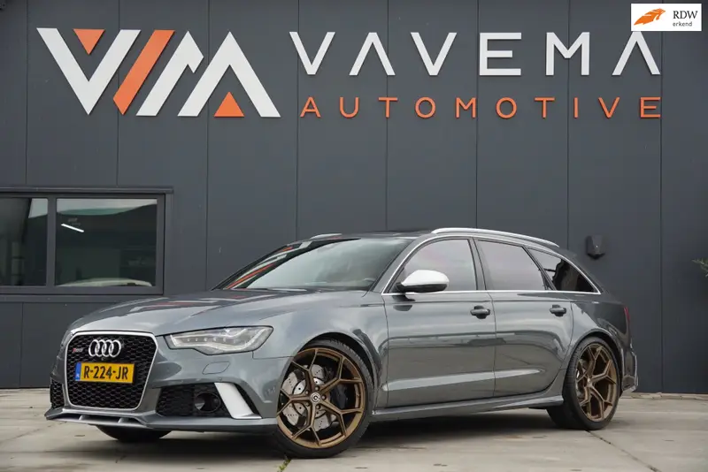 Audi A6 Avant RS6|2014|4.0 TFSI V8|560PK|quattro|Pro Line Plus|Pano|HUD|Keramisch|B&O|Memory|21"|RS-Zetels|Sportdiff|Carbon|360Cam 2014 leasen bij DreamLease: foto 1