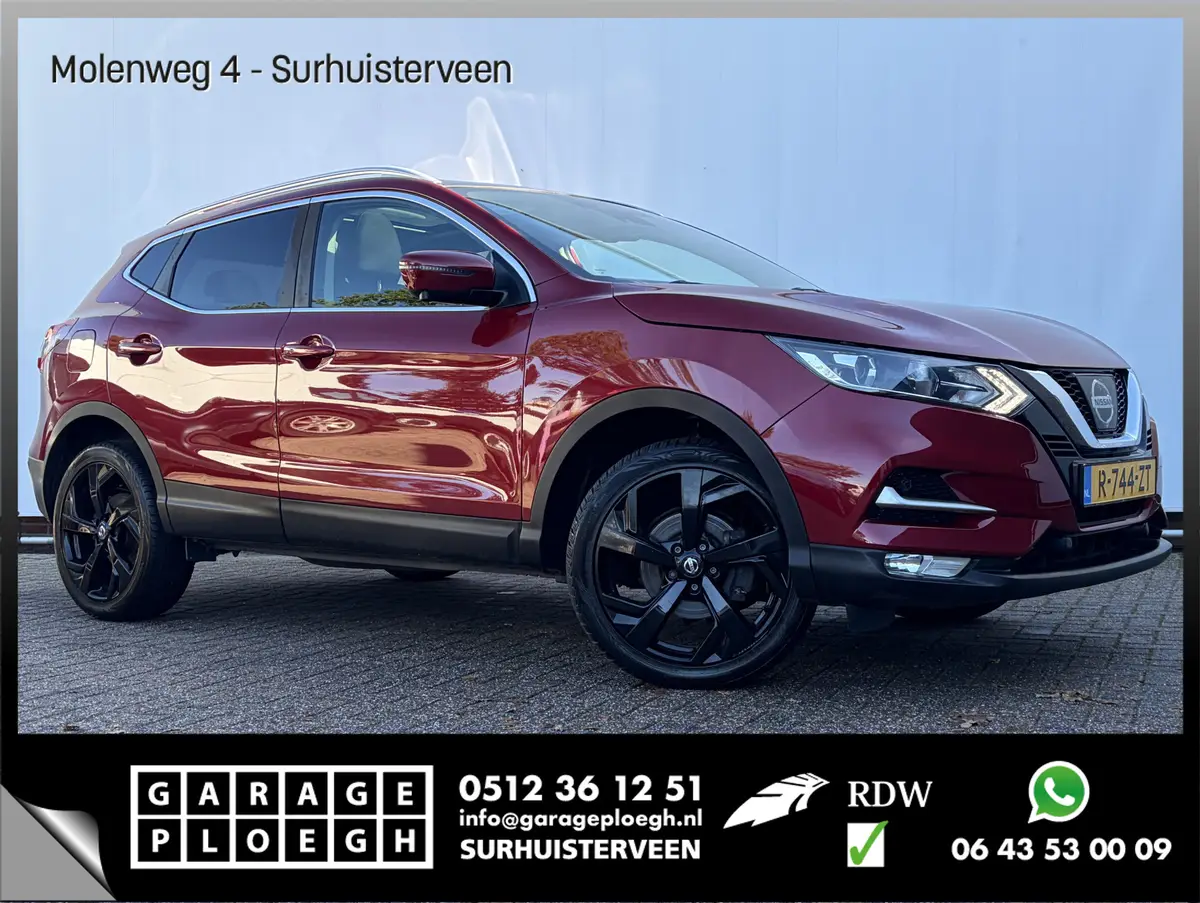 Nissan QASHQAI MOTORREVISIE 1.2 Tekna Trekhaak Pano 360° Nav/Cruise Orig.NL Voll.Onderhouden!: foto 1