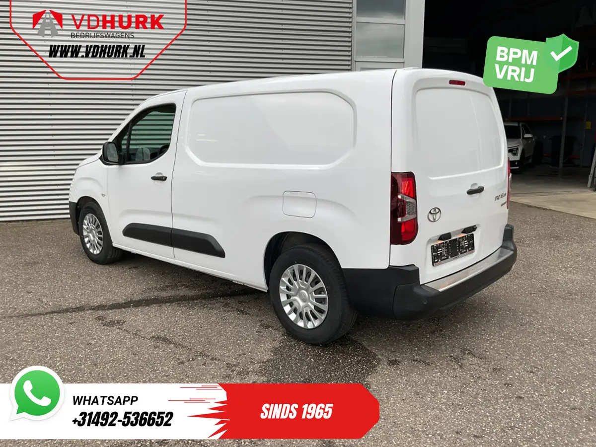 Toyota ProAce CITY Electric L2 50 kWh 340km WLTP Snellader/ LED/ 3Pers./ Carplay/ Airco/ Camera/ Cruise/ PDC: foto 2