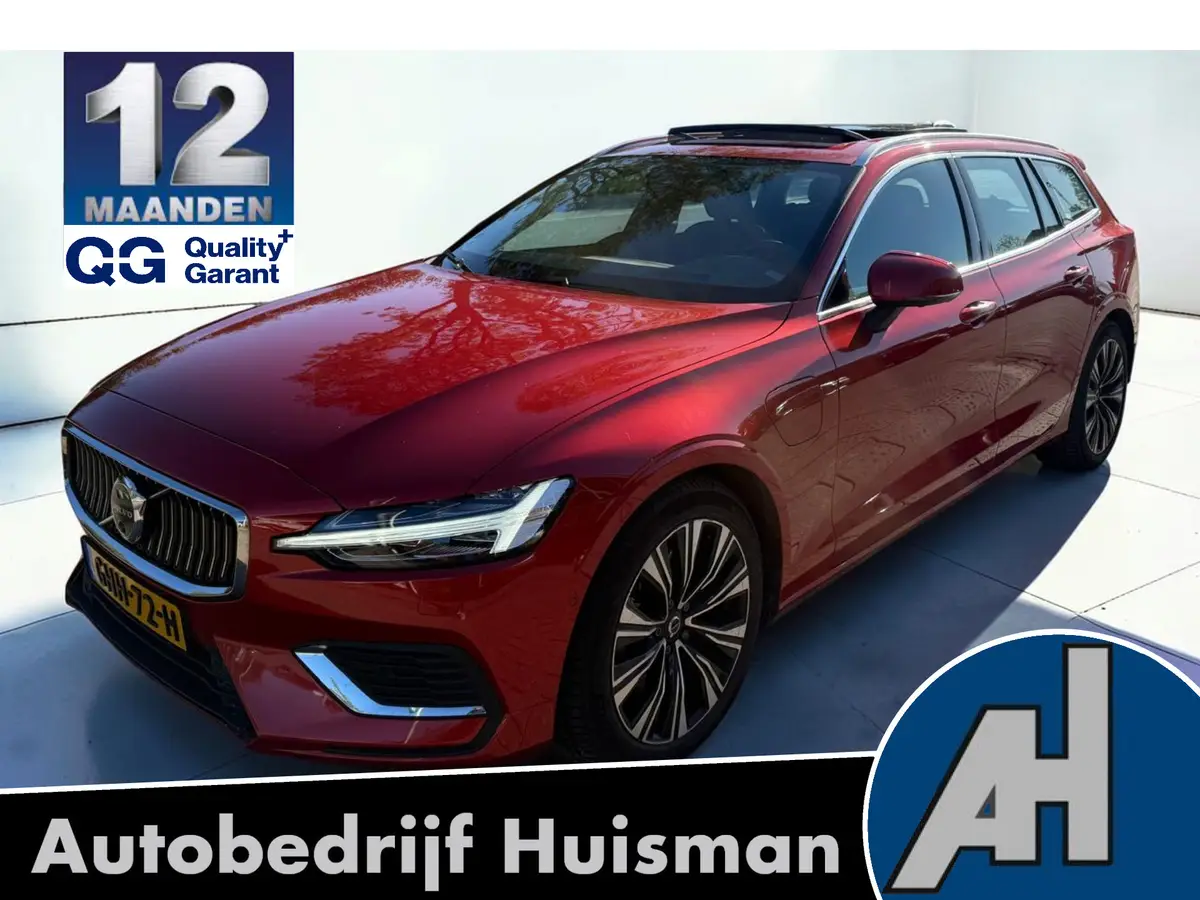 Volvo V60 2.0 T6 AWD Plug-in hybrid 293kW/399pk Aut8 Ultra Bright PANORAMADAK + HARMAN/KARDON + EL.TREKHAAK + STOELVENTILATIE&-MASSAGE + 360 CAMERA + BLIS + ADAPT.CRUISE + MATRIX LED + PILOT ASSIST + STUUR&STOEVERWARMING V&A + PARKSENSOREN + 18" LM-VELGEN!!: foto 1