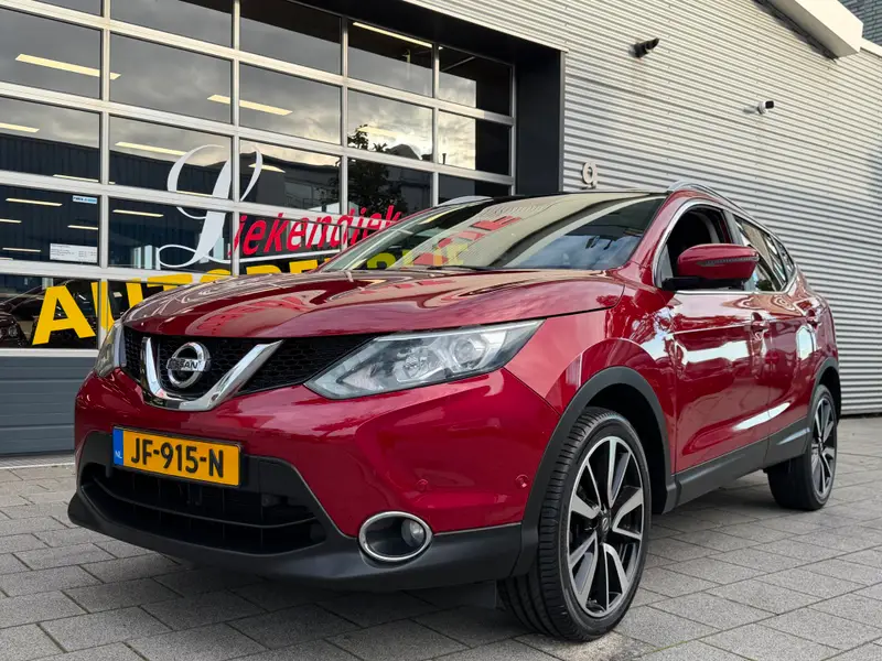 Nissan QASHQAI 1.2 Tekna + - Panorama dak I Navigatie I Airco I Leer I Sport pakket + Velgen 19 inch I Dealer onderhouden 2016 leasen bij DreamLease: foto 1