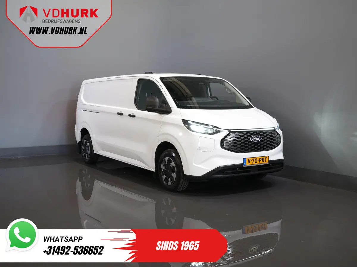 Ford E-Transit Custom L2 330 km WLTP Garantie t/m 2028/ LED/ Snellader/ Standkachel/ Stoelverw./ Stuurverw./ Carplay/ Camera/ PDC/ Climate/ Cruise: foto 1