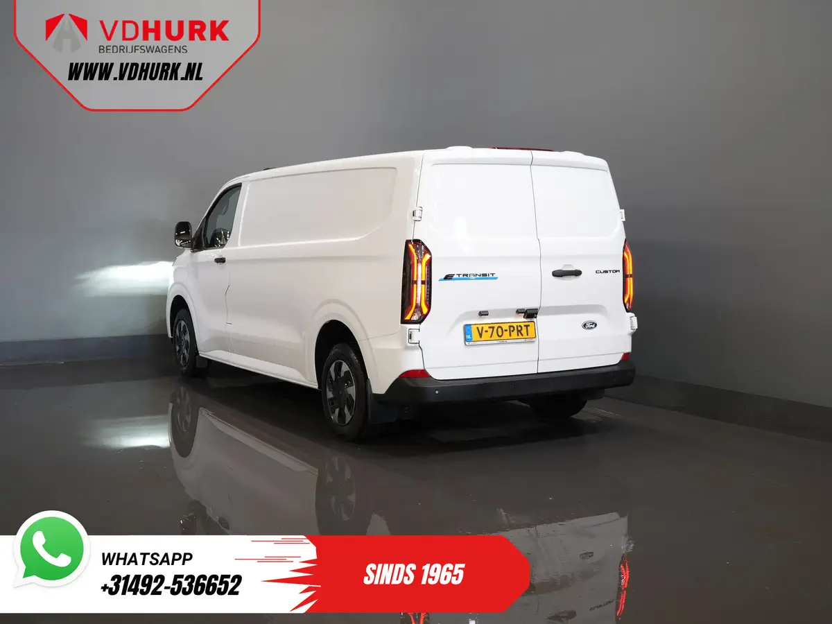 Ford E-Transit Custom L2 330 km WLTP Garantie t/m 2028/ LED/ Snellader/ Standkachel/ Stoelverw./ Stuurverw./ Carplay/ Camera/ PDC/ Climate/ Cruise: foto 2