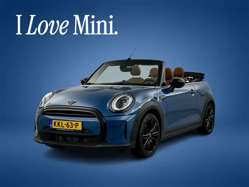 MINI Cooper Cabrio 1.5 Aut. Premium plus Leder/Head-up Display/Camera/Carplay 2022 leasen bij DreamLease: foto 1