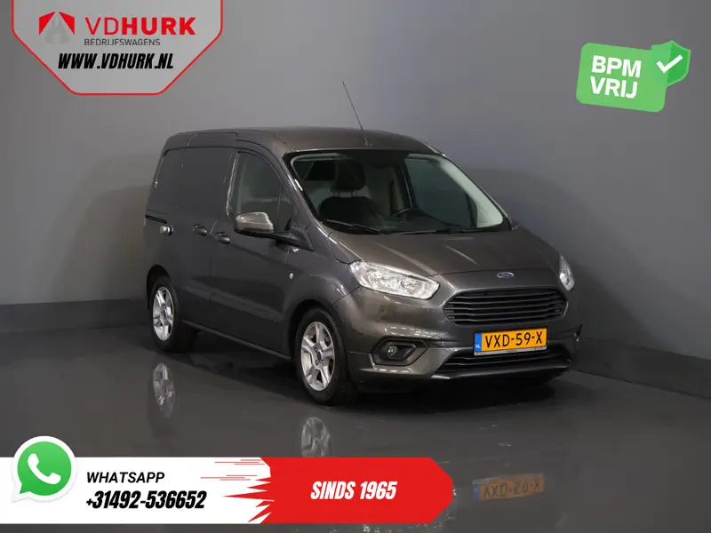 Ford Transit Courier 1.5 TDCI 100 pk Limited Stoelverw./ Voorruitverw./ Navi/ Carplay/ Camera/ Climate/ PDC/ LMV/ Cruise/ Trekhaak 2023 leasen bij DreamLease: foto 1