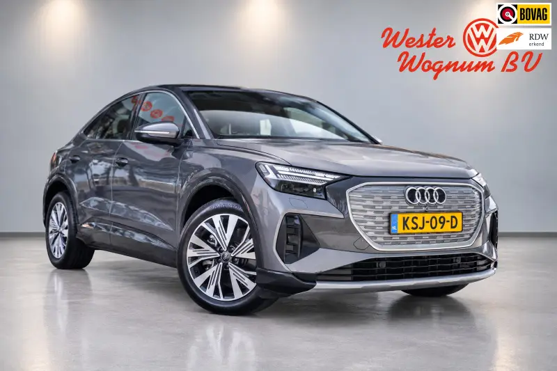 Audi Q4 Sportback e-tron 40 S-line Advanced edition 77 kWh | Matrix LED | Navi | S Line | Cruise | PDC | SoH 94% 2023 leasen bij DreamLease: foto 1