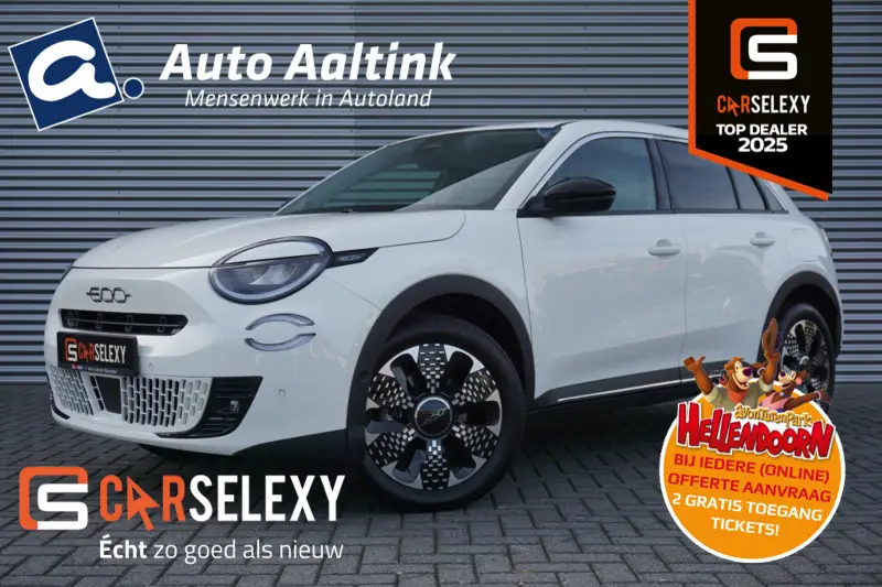 Fiat 600 Hybrid La Prima | Stoel massage | Carplay | Keyless 2025 leasen bij DreamLease: foto 1