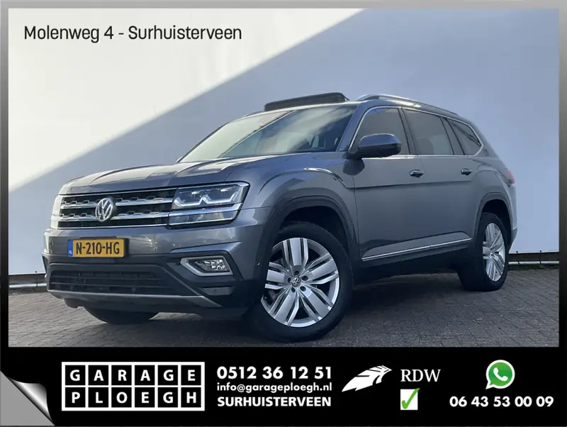 Volkswagen Touareg 7-Pers Teramont 3.6 VR6 277pk Pano Memory Stoelverw+Ventilatie 360° Leer BOMVOL! 2019 leasen bij DreamLease: foto 1