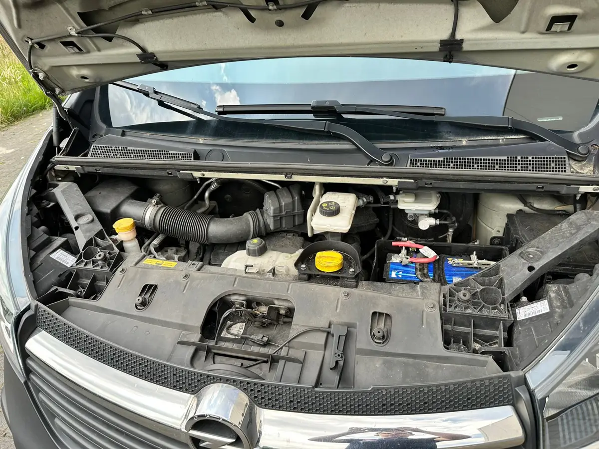 Opel Vivaro CDTi 3-Zits L2H1 Lengte 2 !! Navi Airco Trekhaak PDC DAB Elektr.Ramen+Spiegels+Verwarmd+Centr.Vergr. Schuifdeur-R Betonplex Lat-om-Lat USB Led-dgrvrl. Tussenwand 6-bak 1.6 CDTI dition: foto 18