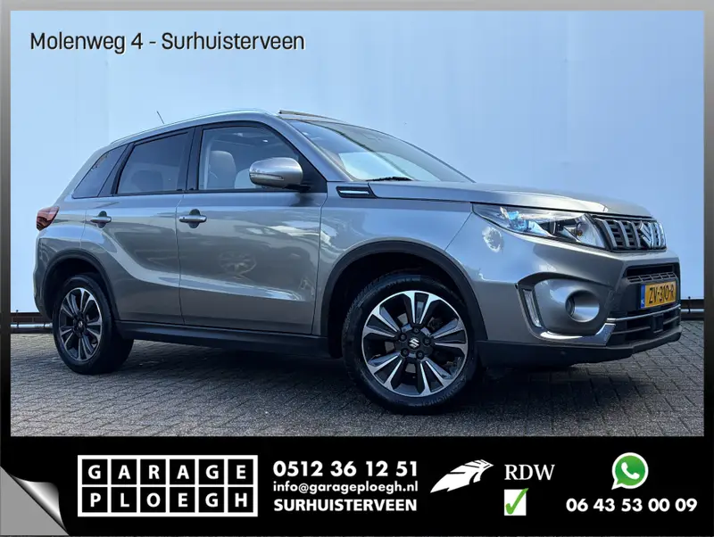 Suzuki Vitara 1.4 Boosterjet Style Aut Pano Trekhaak Carplay Camera Stoelverw Orig.NL Voll.Onderhoud! 2019 leasen bij DreamLease: foto 1