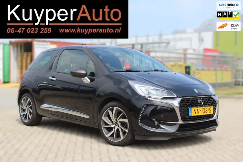 DS DS 3 1.2 PureTech So Chic nap clima cruise navi sensoren 2017 leasen bij DreamLease: foto 1