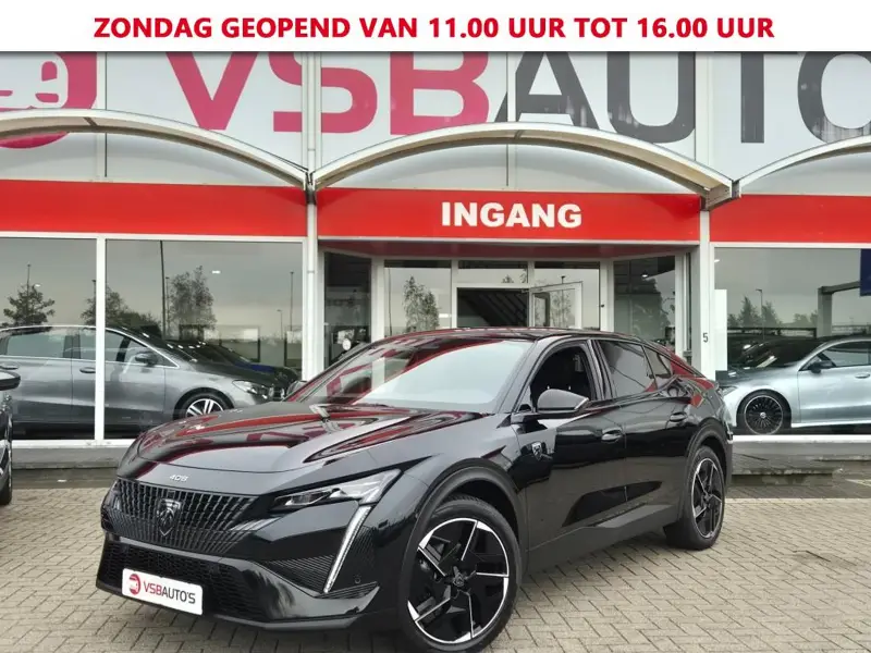 Peugeot 408 1.2 HYBRID 145e AUT. GT LED NAVI CARPLAY CAMERA AIRCO LMV PDC 2024 leasen bij DreamLease: foto 1
