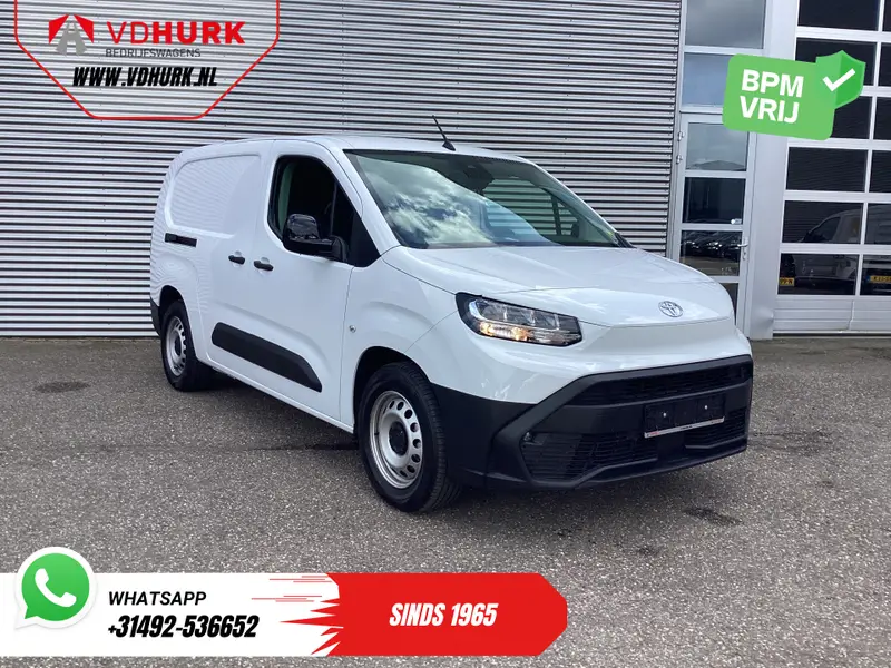 Toyota ProAce e-ProAce City 50 kWh 320 km WLTP L2 3Pers./ LED/ Standkachel/ Stoelverw./ Stuurverw./ Carplay/ Camera/ PDC/ Cruise/ Airco 2025 leasen bij DreamLease: foto 1