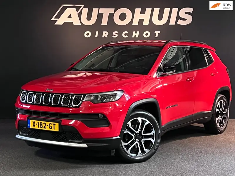 Jeep Compass 1.3T S Keyless/ Stuurverwarming/ Carplay/ Trekhaak/ ACC/ Camera/ Lane Assist/ Stoelverwarming/ Led/ Clima/ 18"/ 2021 leasen bij DreamLease: foto 1
