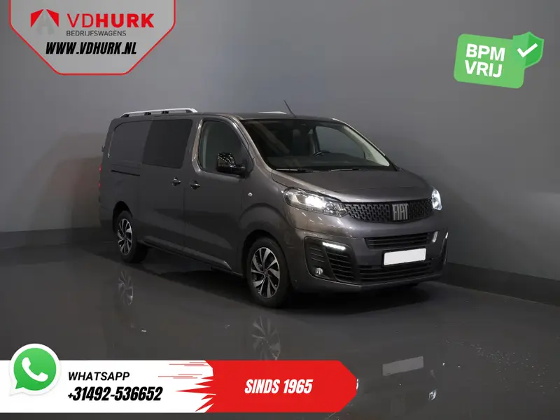 Fiat Scudo 2.0 MJ 180 pk Aut. DC Dubbel Cabine Xenon/ 2x Schuifdeur/ Carplay/ Keyless/ Navi/ Climate/ Camera/ Cruise/ 17’LMV/ PDC 2022 leasen bij DreamLease: foto 1