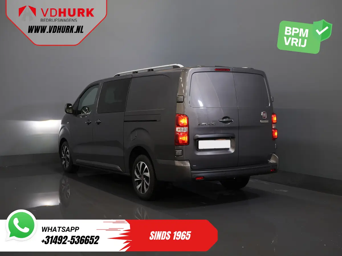 Fiat Scudo 2.0 MJ 180 pk Aut. DC Dubbel Cabine Xenon/ 2x Schuifdeur/ Carplay/ Keyless/ Navi/ Climate/ Camera/ Cruise/ 17’LMV/ PDC: foto 2