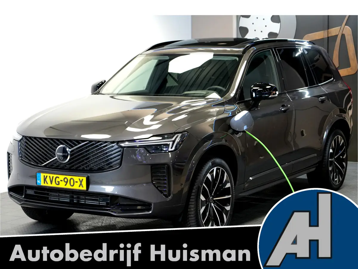 Volvo XC90 2.0 T8 AWD 335kW/456pk Aut8 Plug-in hybrid Ultra Dark 7P PANORAMADAK + HARMAN/KARDON + 360 CAMERA + HEAD-UP + STOELVENTILATIE&-MASSAGE + PILOT ASSIST + STOEL-&STUURVERWARMING + ALCANTARA HEMEL + ADAPT.CRUISE + BLIS + PARKSENSOREN V&A + 21" LM-VELGEN!!: foto 1