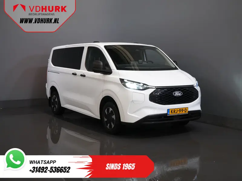 Ford E-Transit Custom Kombi Trend 71kWh 360 km WLTP (Excl. BTW/Incl. BPM) LED/ Standkachel/ Stoelverw./ Stuurverw./ Carplay/ 9 P/ 9 Persoons/ Combi/ Climate/ Camera/ PDC/ Cruise 2026 leasen bij DreamLease: foto 1