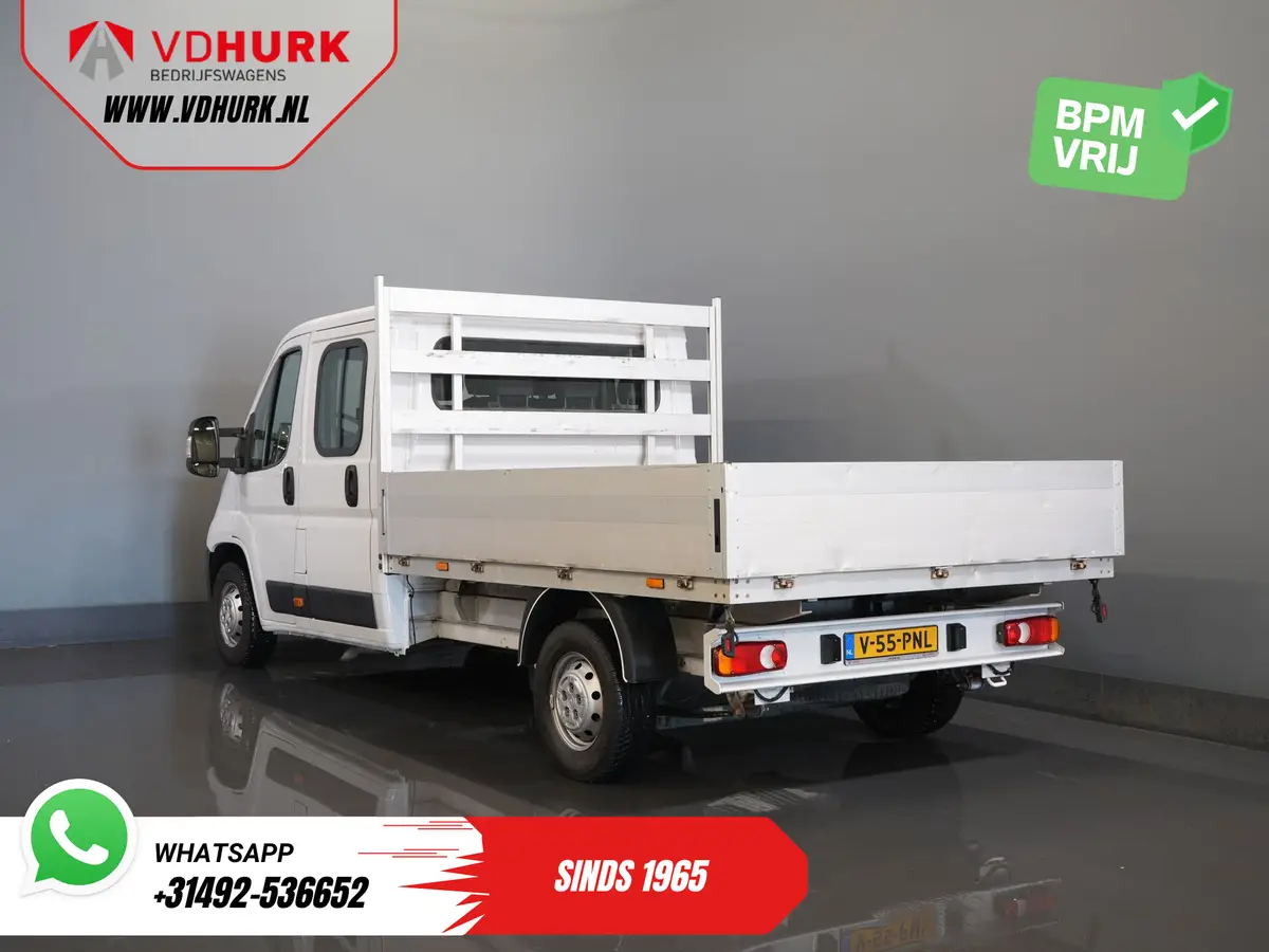 Opel Movano 2.2 140 pk DC Dubbel Cabine Open Laadbak/ 7 Pers./ 2.5t Trekverm./ Cruise/ Airco/ 288x215x35/ Pick up: foto 2