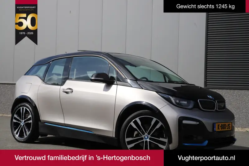 BMW i3 S 184pk Executive 120Ah 42 kWh/*Kashmir silver*/Lodge/Sunroof/Carplay/W-pomp/Camera/3-fase 2021 leasen bij DreamLease: foto 1