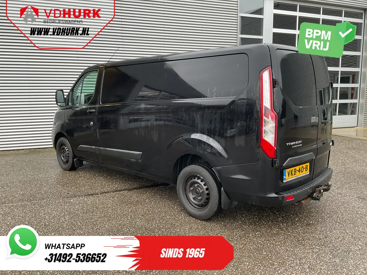 Ford Transit Custom 2.0 TDCI 130 pk L2 EXPORT Riem V.V./ Carplay/ Navi/ Camera/ Airco/ Cruise/ PDC/ Trekhaak: foto 2