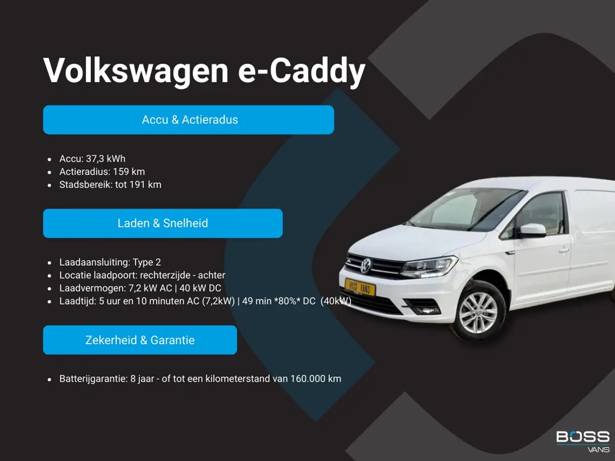 Volkswagen Caddy e-Caddy 37kWh 113PK: foto 2