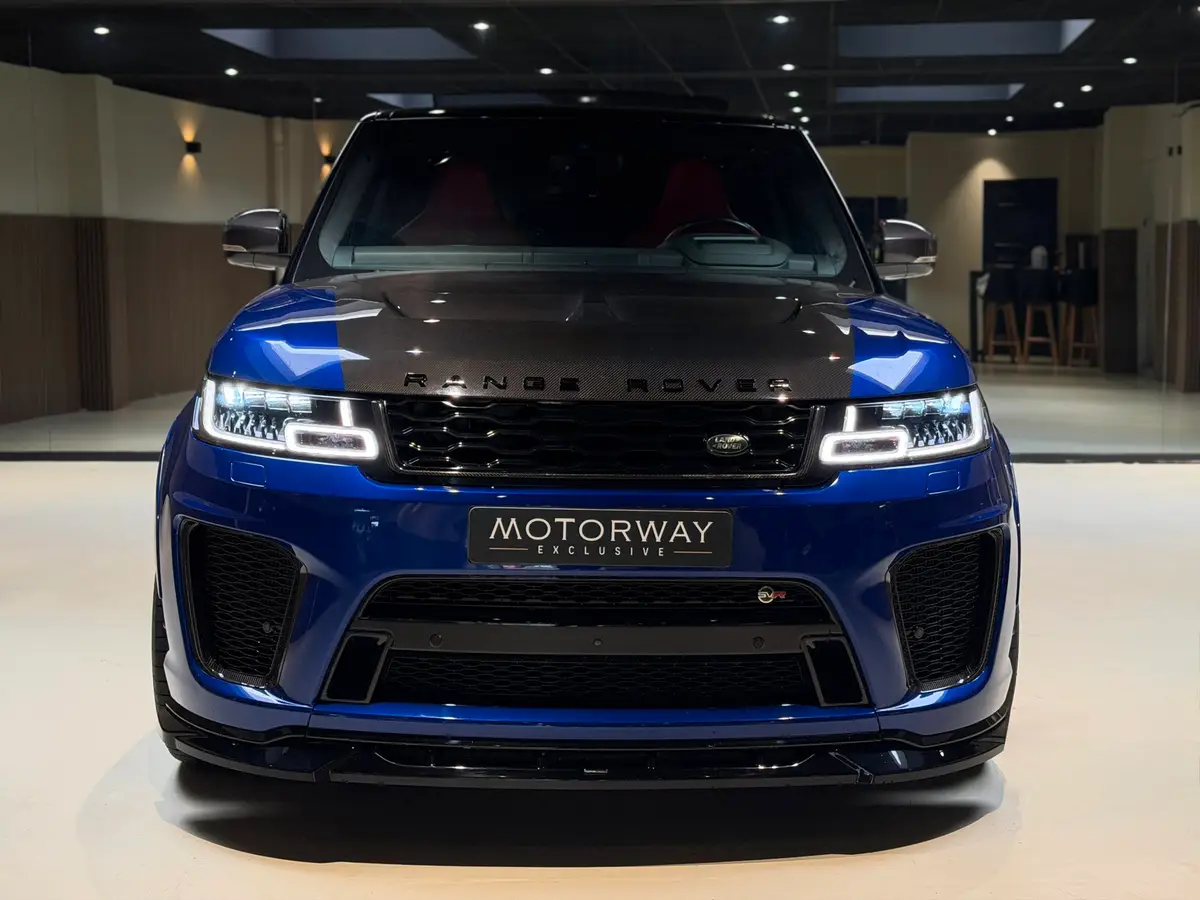Land Rover Range Rover Sport 5.0 V8 SC SVR|pano|360|Merdian|HUD|Alcantara hemel|Carbon|Stoelverkoeling|Maxton|: foto 2