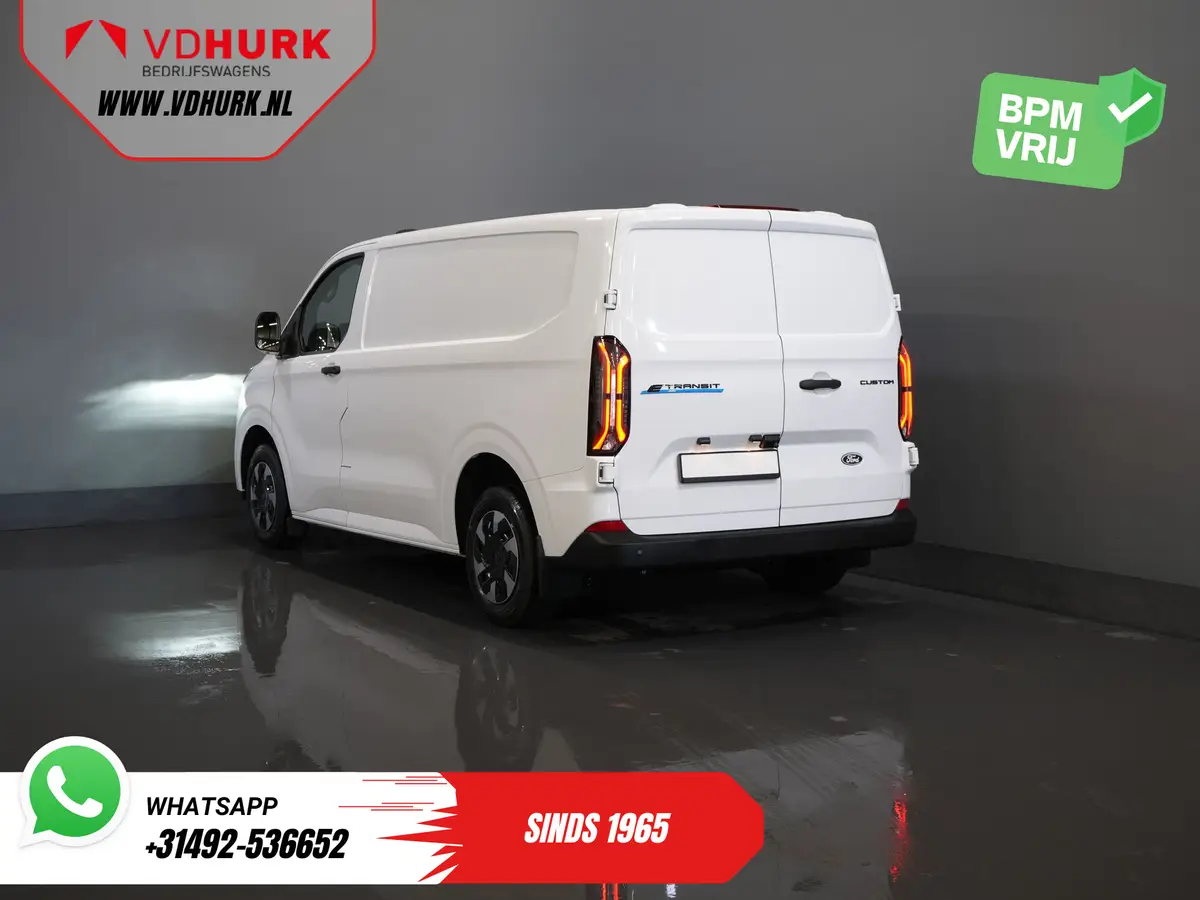 Ford E-Transit Custom Trend 65 kWh 330 km WLTP Garantie t/m 2029/ LED/ Standkachel/ Snellader/ 2.3t Trekverm./ Stuurverw./ Stoelverw./ Carplay/ Camera/ PDC/ Cruise: foto 2