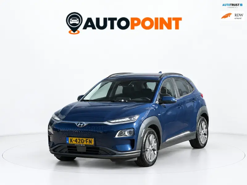 Hyundai Kona EV Comfort 64 kWhSOH 100% FASE 3|APPLECARPLAY|CAMERA|ADAPTIVE CRUISE CONTROL|LANE ASSIST|PARKING.SNRS|NAVI|KEYLESS 2020 leasen bij DreamLease: foto 1
