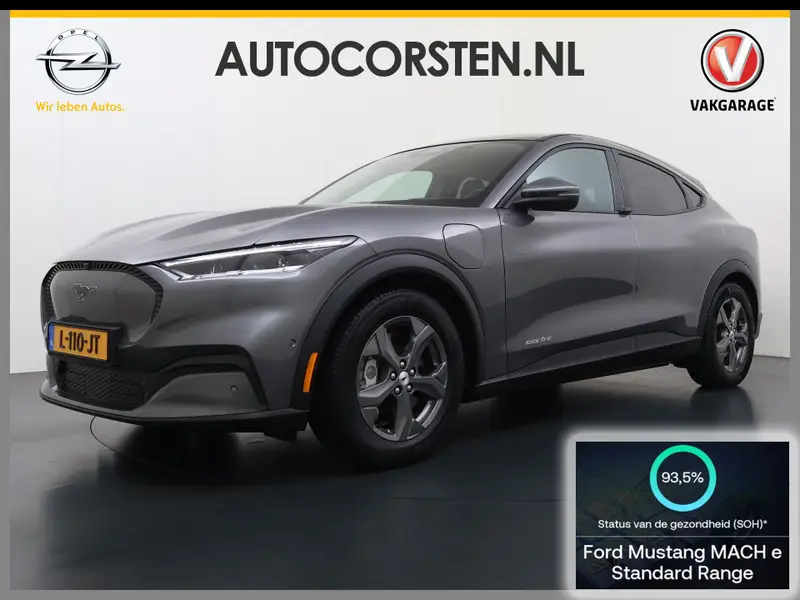 Ford Mustang Mach-E RWD 75kWh Pano-ak 360°Camera Adap.Cruise B&O®-Hifi Leder+Memory SOH 93% Stoel+Stuurverwarming Elek.Stoelen Navi Pdc 2021 leasen bij DreamLease: foto 1