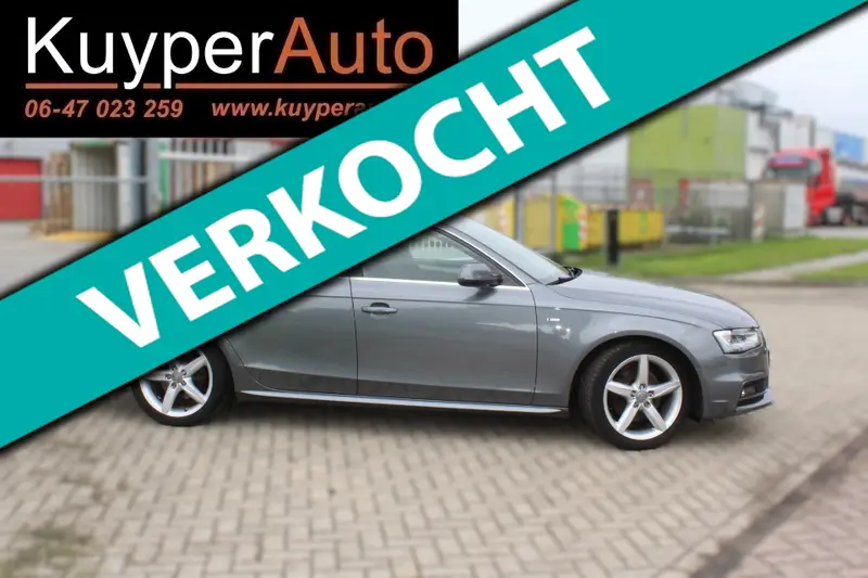 Audi A4 Limousine 1.8 TFSIe Limited S line vol opties dealer onderhouden trekhaak 2014 leasen bij DreamLease: foto 1