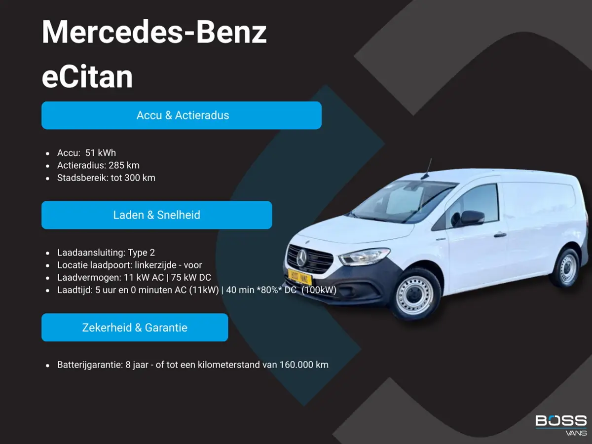 Mercedes-Benz eCitan eCitan Pro 51kWh 122PK: foto 2