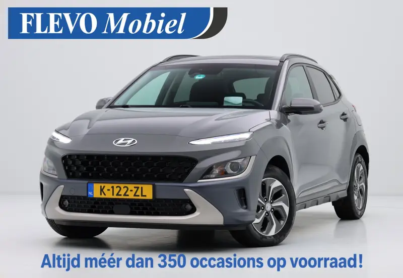 Hyundai Kona 1.6 GDI HEV Fashion Sky Aut. Pano|1e Eig|Adapt.Cruise|Trekh.|Cam|CarPlay 2021 leasen bij DreamLease: foto 1