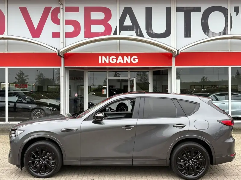 Mazda CX-60 2.5 SKYACTIV 328PK PHEV HOMURA AWD PANO-DAK NAVI CAMERA CARPLAY WINTER-PAKKET 2023 leasen bij DreamLease: foto 2