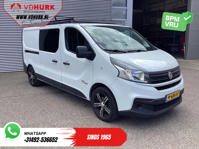 Fiat Talento 1.6 MJ 125 pk L2 DC Dubbel Cabine EXPORT Airco/ Android/ Camera/ Imperiaal 2018 leasen bij DreamLease: foto 1