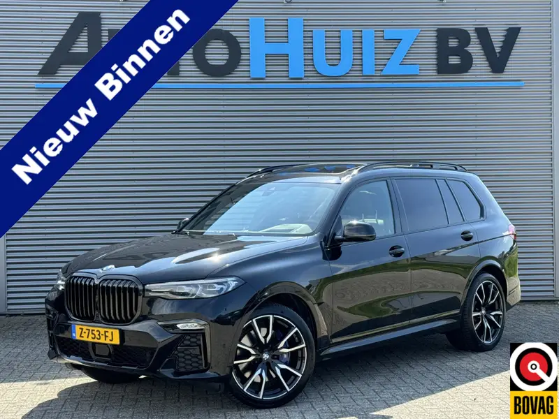 BMW X7 xDrive40d 340 PK High Executive M Sport Executive Drive Pro 7 Zits Trekhaak Panoramadak Harman- Kardon ACC 4WD besturing Luchtvering Standkachel Stuurverwarming Stoelventilatie 360 Graden Camera 2020 leasen bij DreamLease: foto 1
