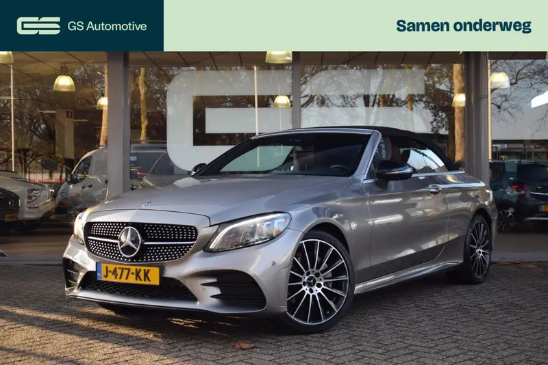 Mercedes-Benz C-Klasse Cabrio 180 AMG Premium Plus BURMESTER|AIRSCARF|360CAM|LED 2020 leasen bij DreamLease: foto 1