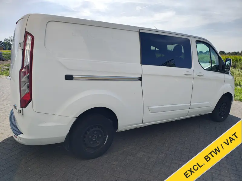 Ford Transit Custom 290 2.0TDCI 131PK L2H1 Euro 6 Dubbele Cabine 6-Persoons 2X Schuifdeur Airco Cruise Control Bluetooth Limited DC 2018 leasen bij DreamLease: foto 2