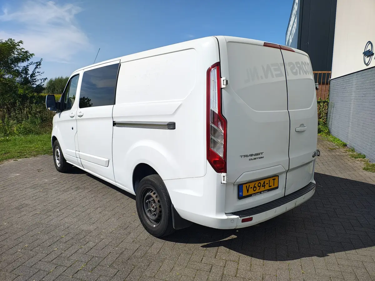 Ford Transit Custom 290 2.0TDCI 131PK L2H1 Euro 6 Dubbele Cabine 6-Persoons 2X Schuifdeur Airco Cruise Control Bluetooth Limited DC: foto 22
