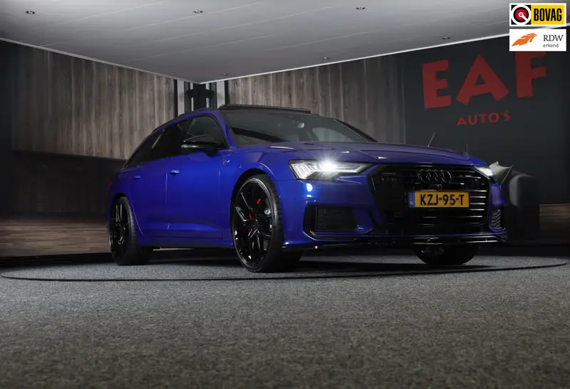 Audi A6 Avant 55 TFSI e Quattro RS6 Look / Head Up / B & O / Elek Stoelen / Memory / Acc / F1 / Lane Assist / Open Pano / 22 Inch 2023 leasen bij DreamLease: foto 1